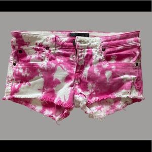 Frankie B. Tie Dye Jean Shorts